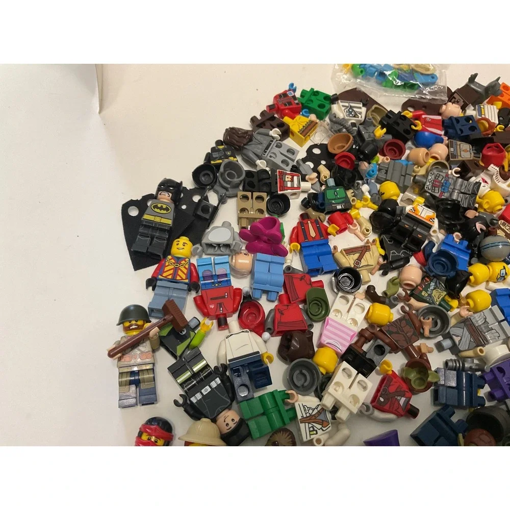 LEGO Minifigure Lot 11oz Assorted Figures Batman Spider-Man Star Wars Ninjago